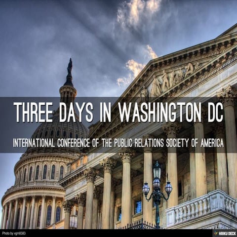 three days in washington dc