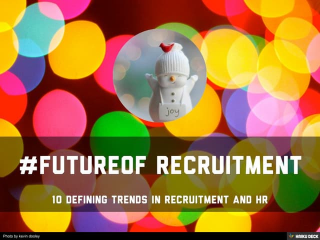 #FutureOf Recruitment