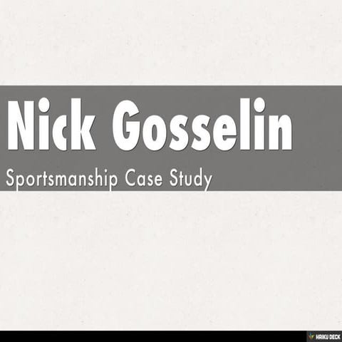 Nick Gosselin
