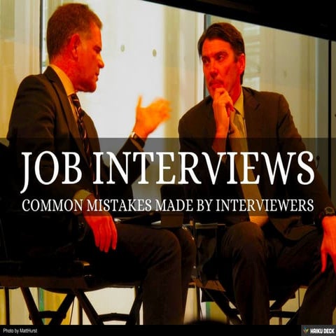 Job interviews