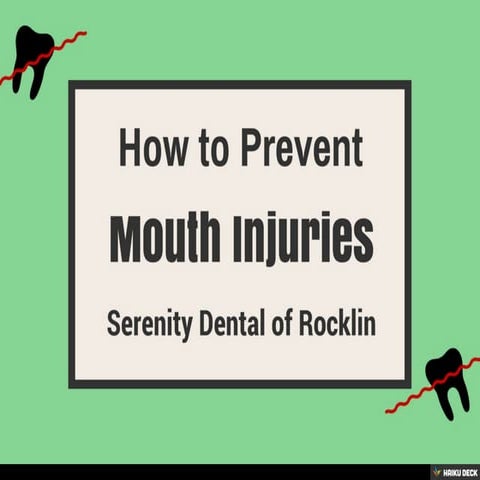 How to Prevent Mouth Injuries