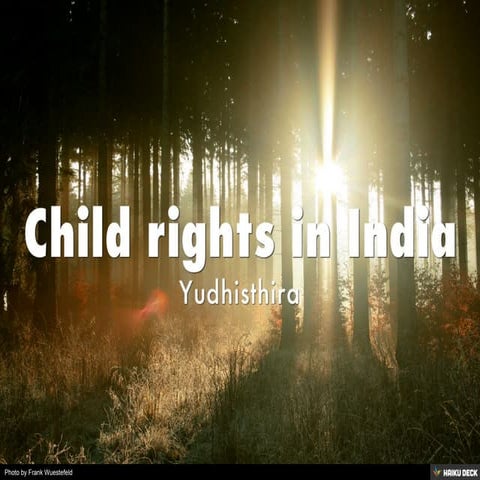 Child rights in India | PDF