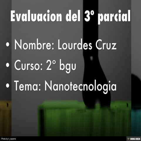 Evaluacion del 3º parcial