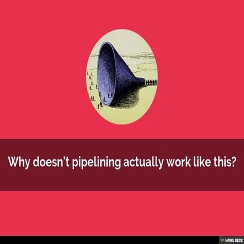 Why doesn't pipelining actually work like this?