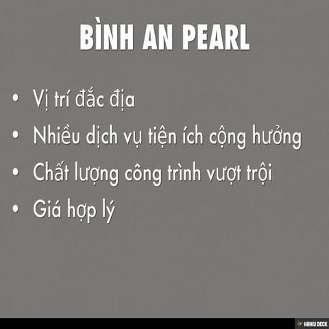 BÌNH AN PEARL