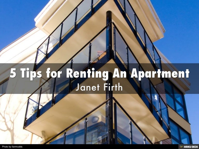 5 Tips for Renting An Apartment