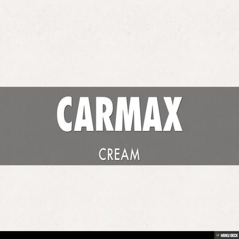 Car max | PPTX