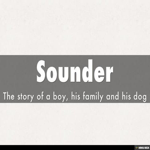 Sounder | PDF