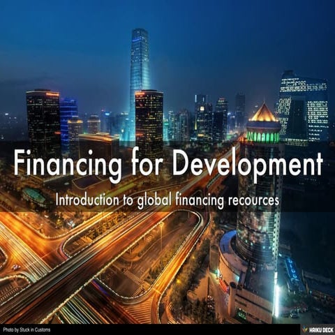 Financing for Development