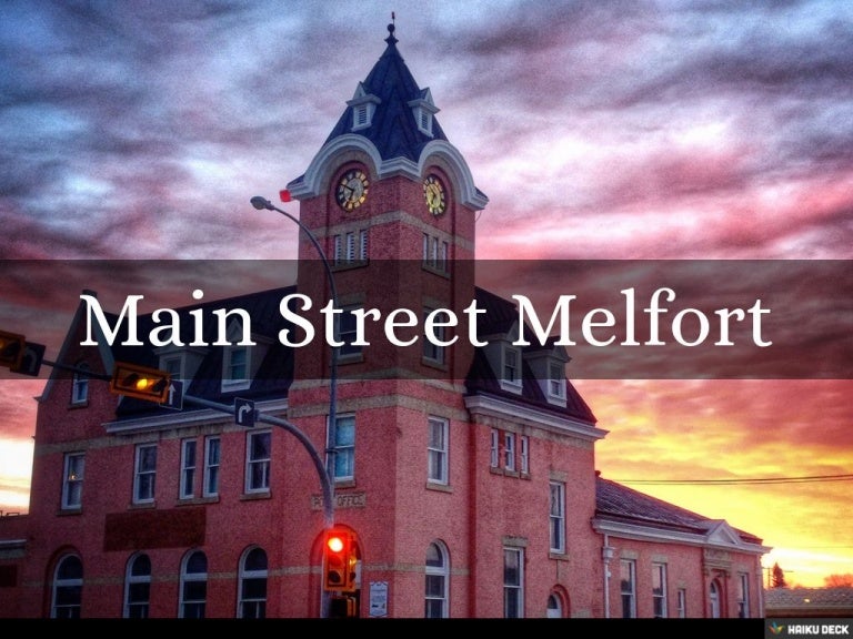 Main Street Melfort
