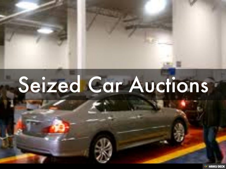 Seized Car Auctions