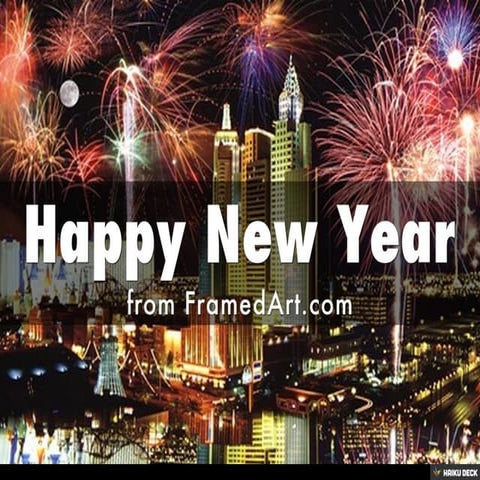 Decorate for 2015 at FramedArt.com