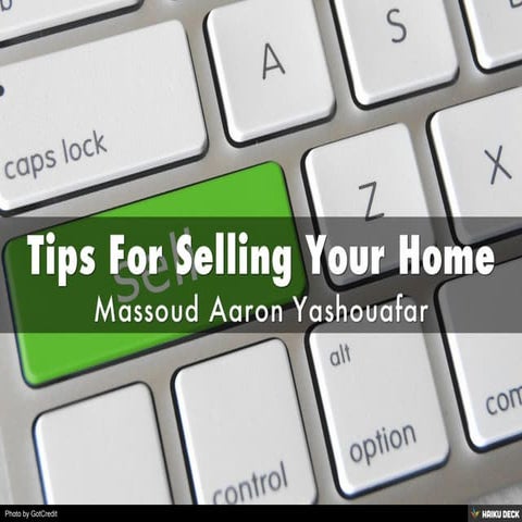 Tips For Selling Your Home
