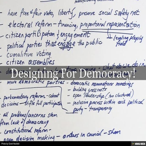 Designing For Democracy!