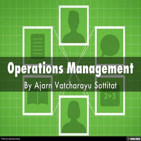 Operations Management | PPT