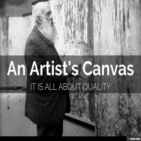 An Artist's Canvas