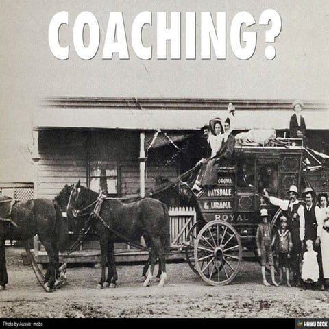 Saiba o que é COACHING.