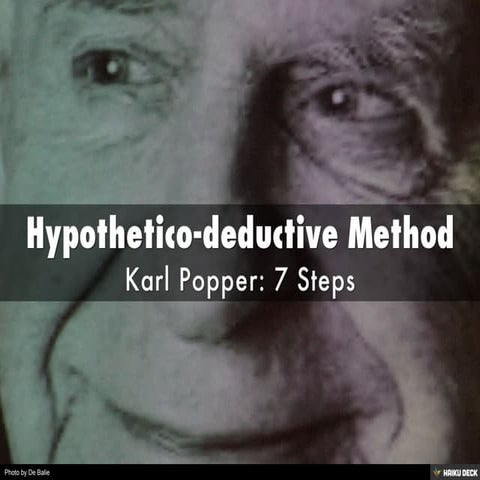 Hypothetico-deductive Method