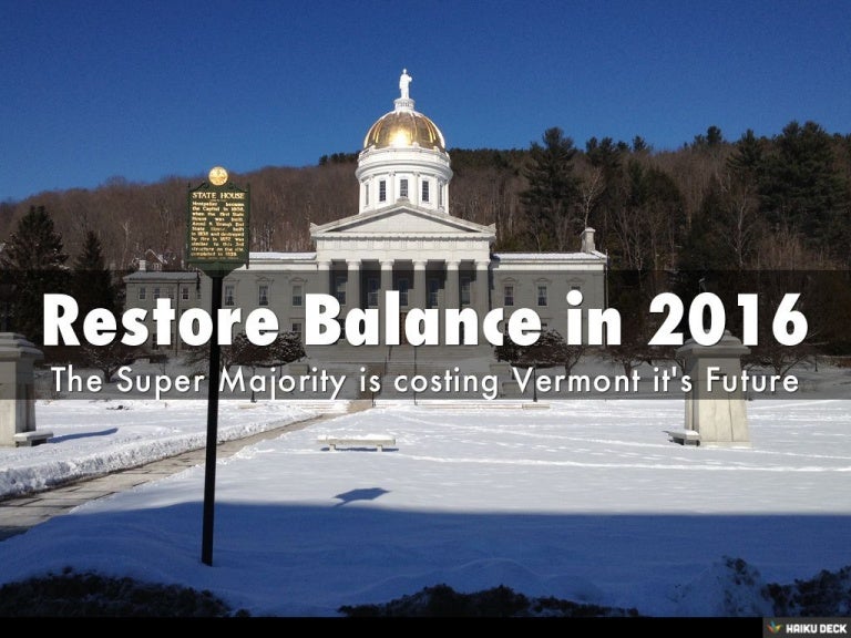 Restore Balance In 2018