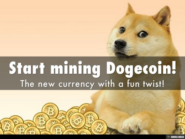 Start mining Dogecoin!