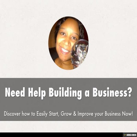 Need Help Building a Business?