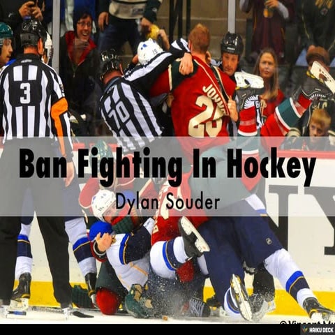 Ban Fighting In Hockey | PDF