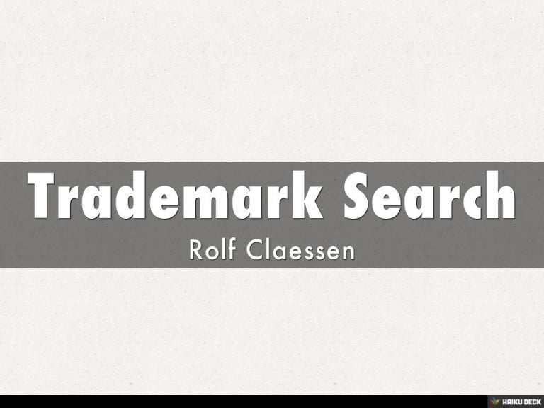registered trademark search