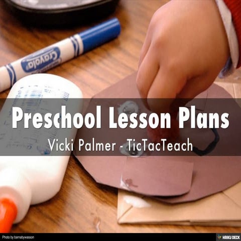 Preschool Lesson Plans