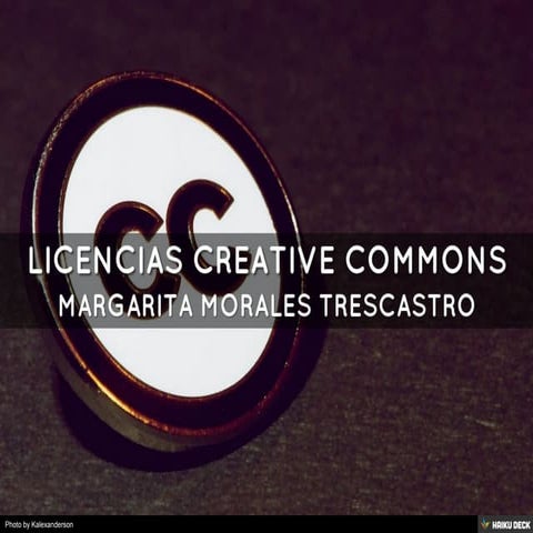 LICENCIAS CREATIVE COMMONS