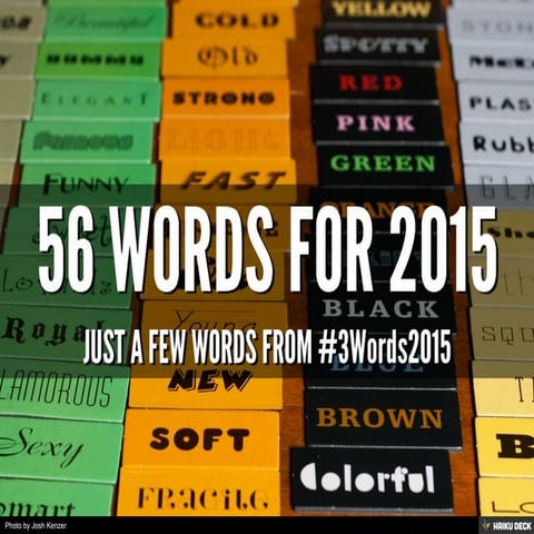 56 Words for 2015