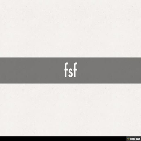 fsf