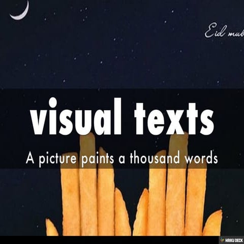 VISUAL TEXTS