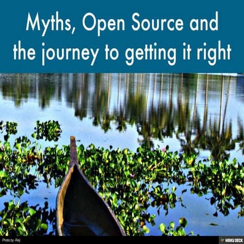 Myths, Open Source &