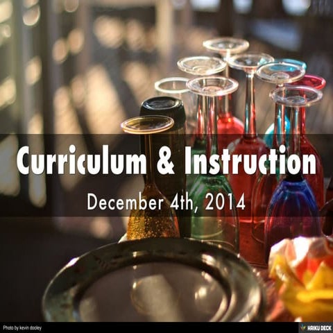 Curriculum & Instruction