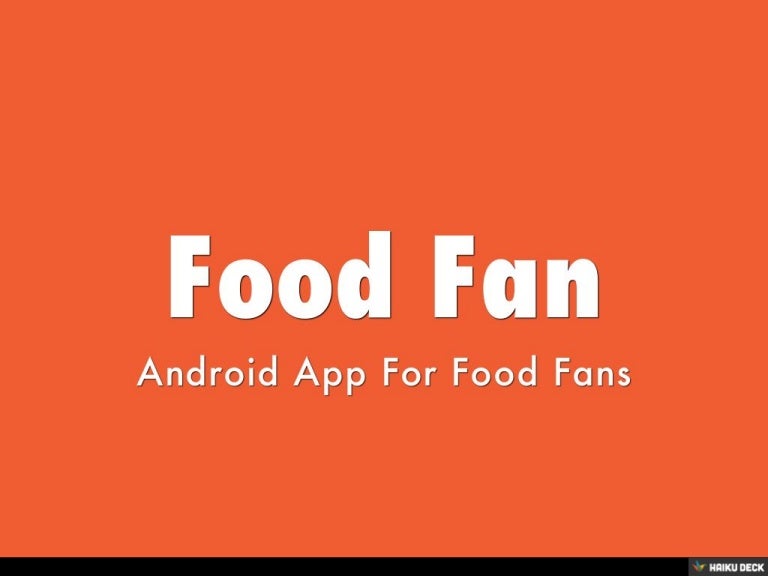 Food Fan