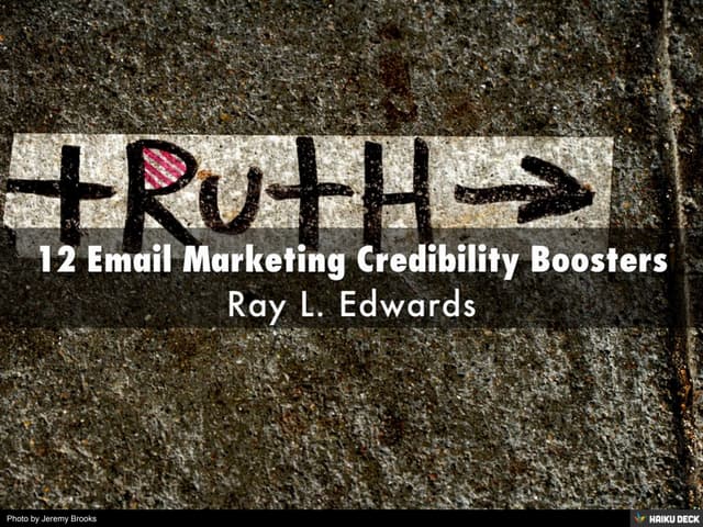 12 Email Marketing Credibility Boosters