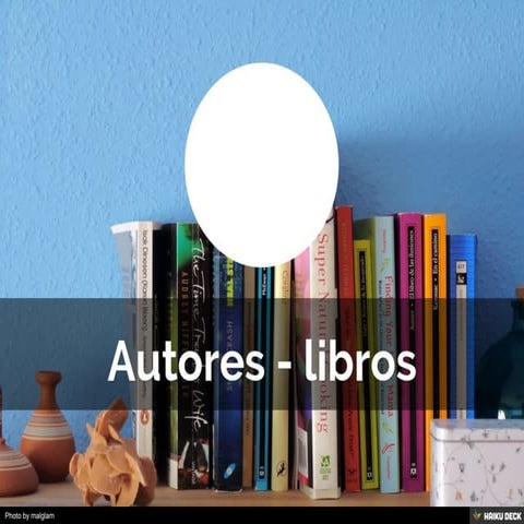 Autores - libros
