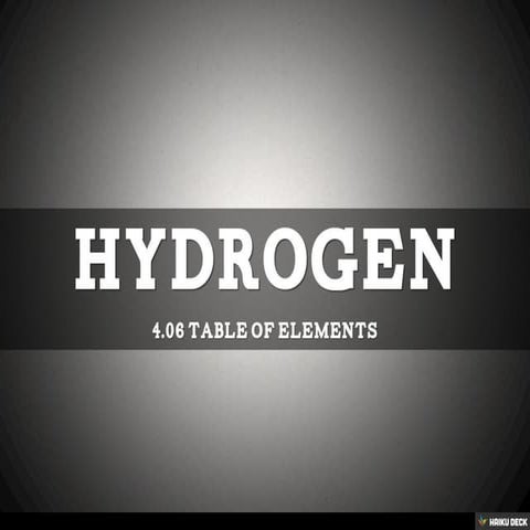 Hydrogen