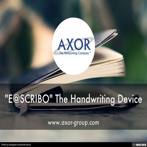 Axor "E@SCRIBO" 