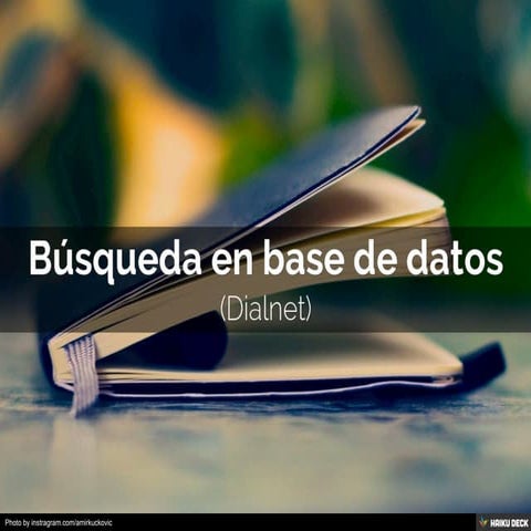 Búsqueda en base de datos