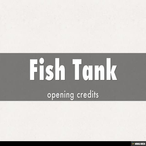 Fish Tank | PDF