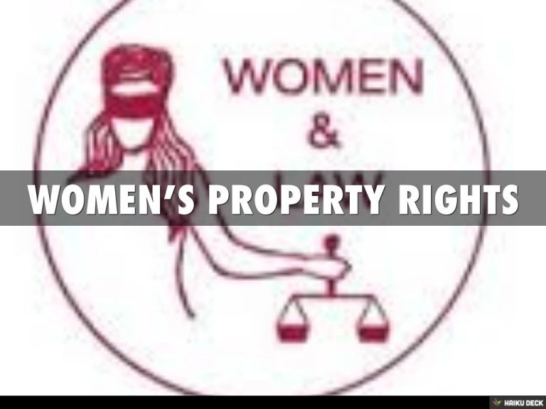 WOMEN’S PROPERTY RIGHTS