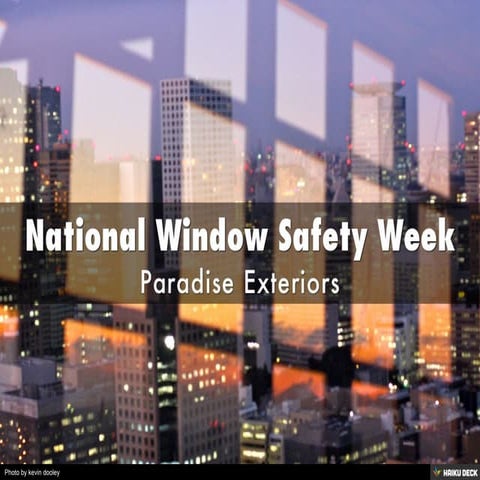 National Window Safety Week | PDF
