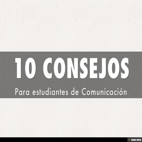 10 CONSEJOS
