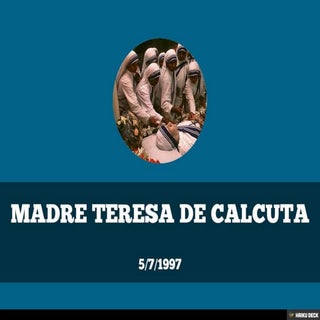 Madre Teresa de Calcuta