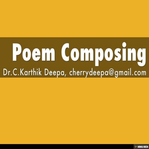 Poem Composing