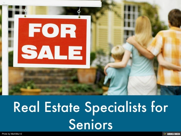 Real Estate Specialists for Seniors