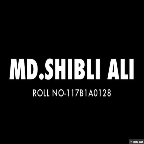 MD.SHIBLI ALI