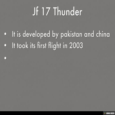 Jf 17 Thunder