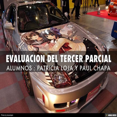 EVALUACION DEL TERCER PARCIAL
